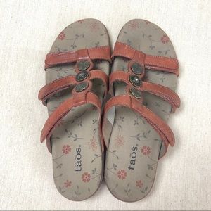Taos Brown Leather Strappy Boho Sandals